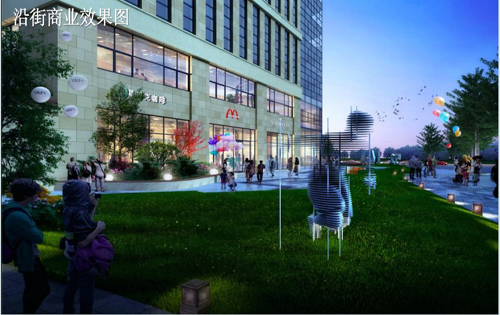 慧谷国际中心沿街商业图