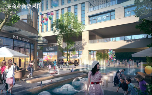 一层商业街效果图